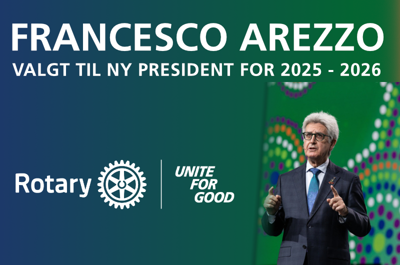 ROTARY INTERNATIONAL HAR VALGT NY PRESIDENT
