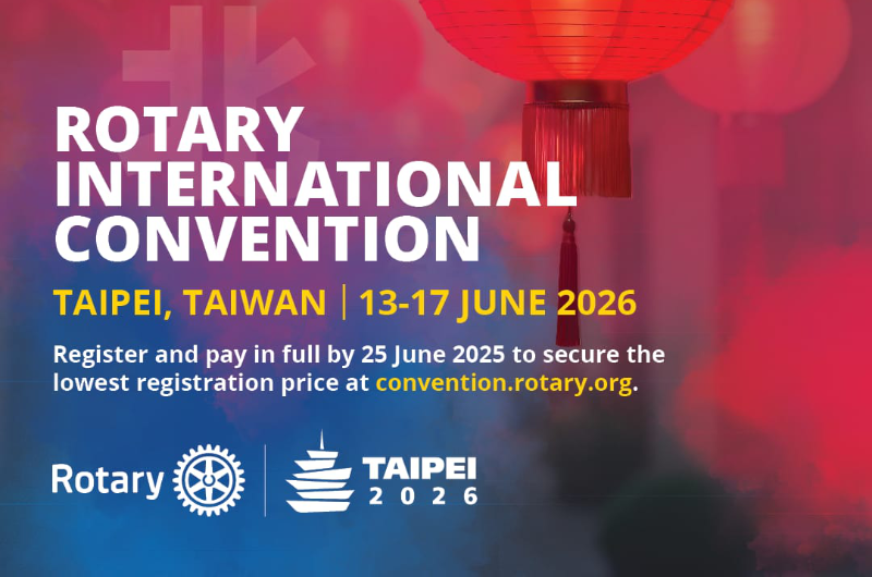 BLI MED TIL ROTARY INTERNATIONAL CONVENTION