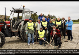 04.2018 Rørvik Rotary starter prosjekt med utbyggingstrinn 2 på Ryum Sjøbad