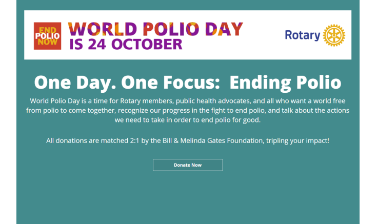 END POLIO NOW - 24.oktober